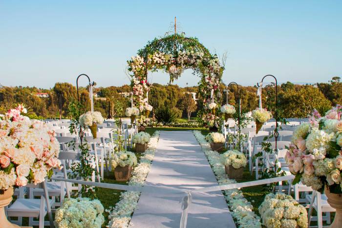 Hochzeit garten deko