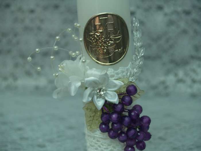 Communion holy candle 1st first personalised gift