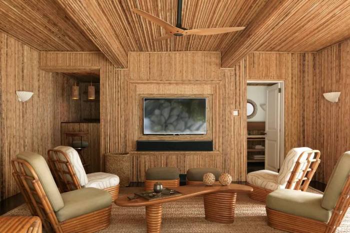 Konsep desain interior dusun bambu