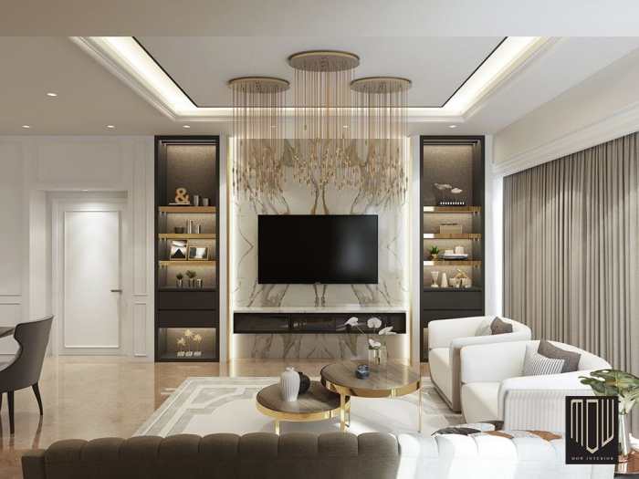 Interior tv mewah desain