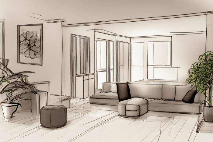 Jasa desain sketch interior